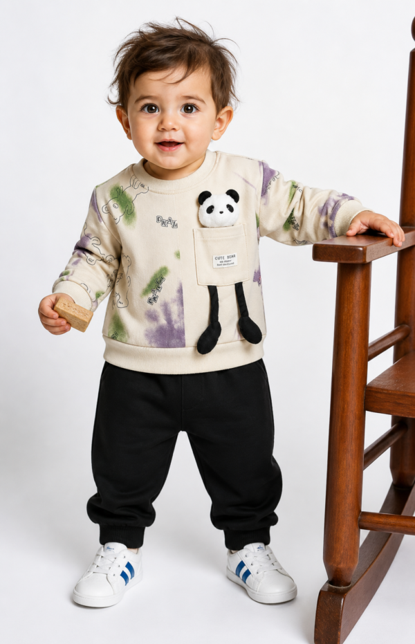 Cicii Bear Pullover with balloon Pant
