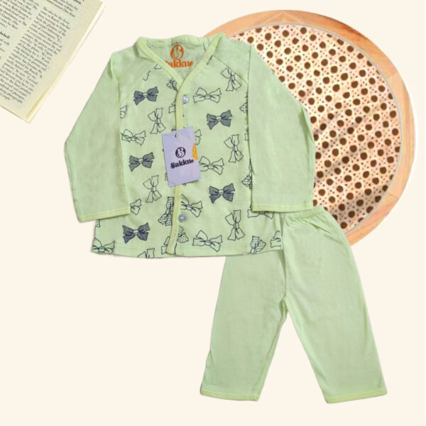Baby Cute Cozy Green Cotton Cord Set Size 0-3 Months