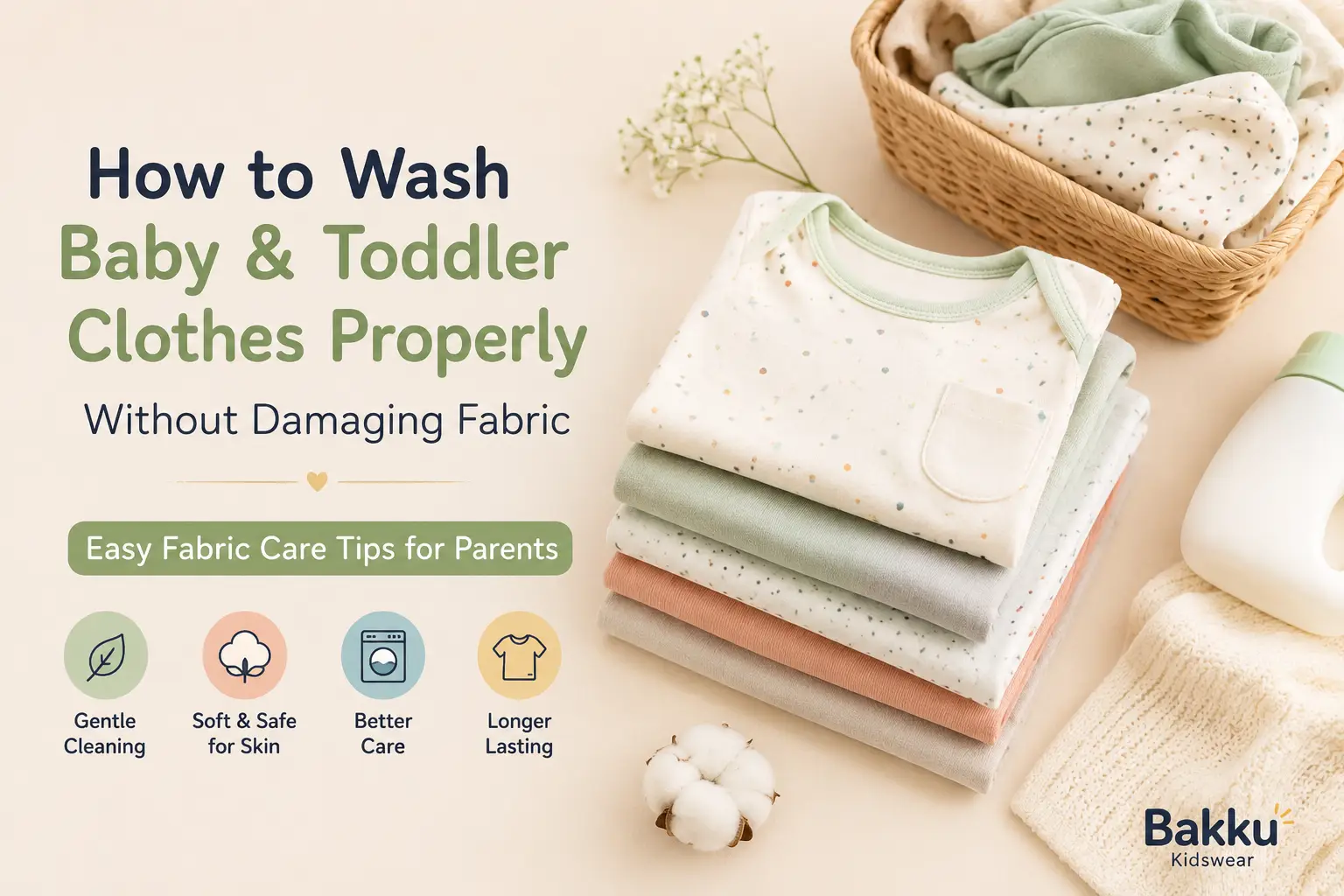 How to Wash Baby & Toddler Clothes Properly